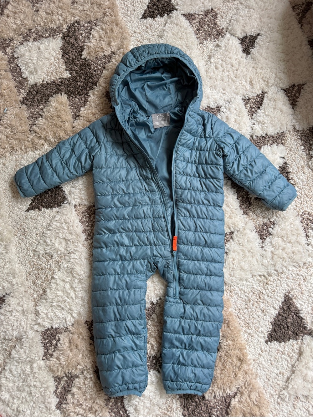 Primary lightweight puffer suit - 18-24 months